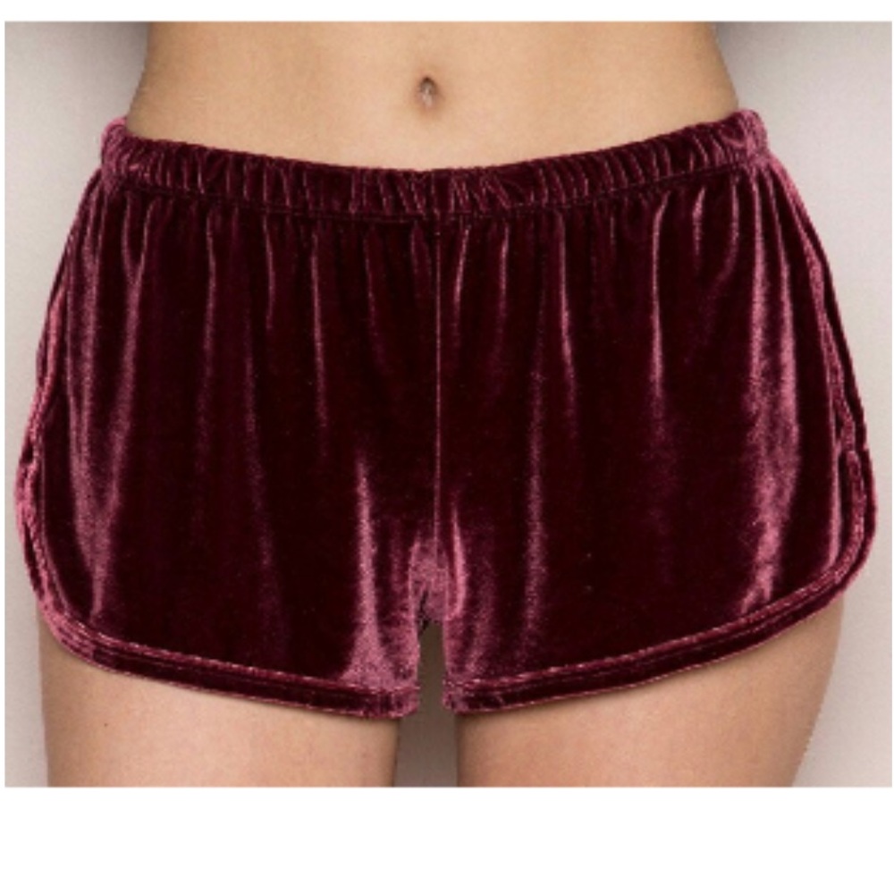 Brandy Melville - John Galt Maroon Shorts